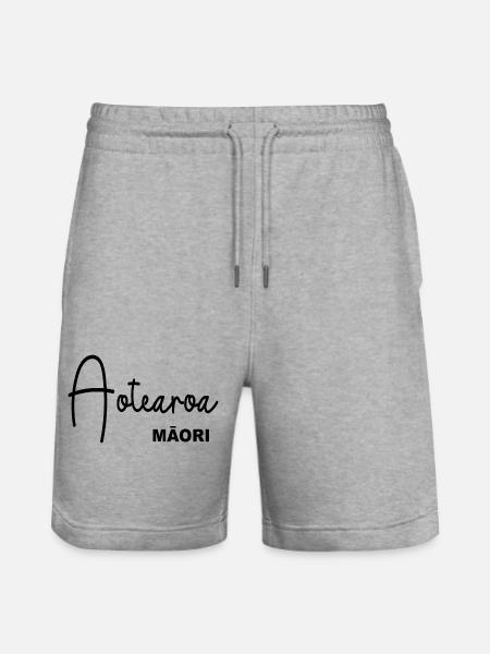 Aotearoa MAORI - Stanley/Stella Unisex Bio Joggingshorts Trainer  - Grau meliert