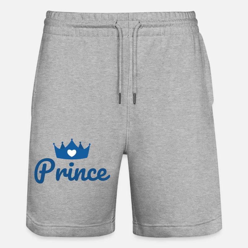 Prince - Short de jogging bio TRAINER Stanley/Stella unisexe - gris chiné
