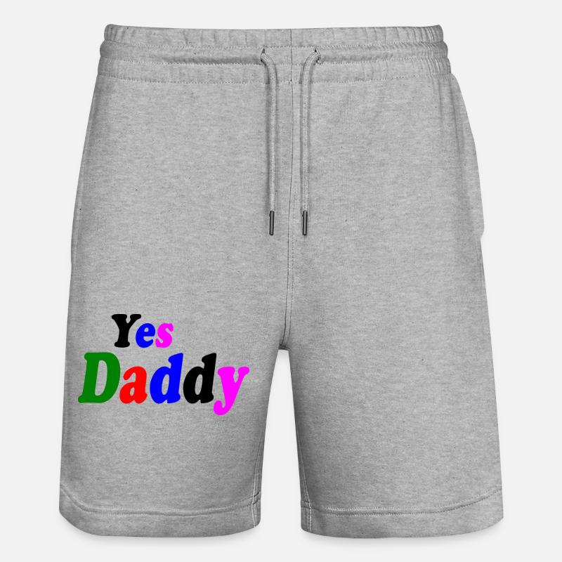 Yes daddy - Short de jogging bio TRAINER Stanley/Stella unisexe - gris chiné