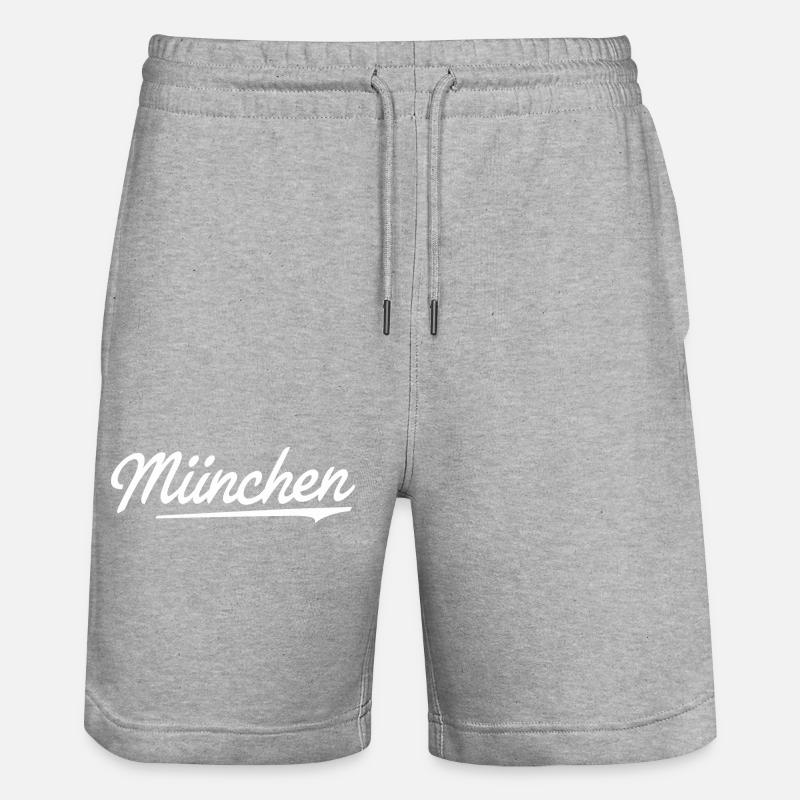 München - Short de jogging bio TRAINER Stanley/Stella unisexe - gris chiné