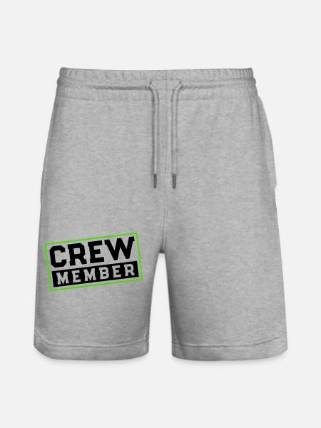 Membre d’équipage - Short de jogging bio TRAINER Stanley/Stella unisexe - gris chiné
