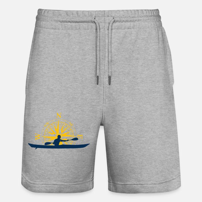 Kayak - Short de jogging bio TRAINER Stanley/Stella unisexe - gris chiné
