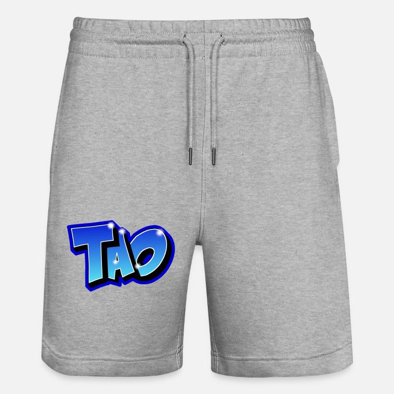 Graffiti TAO Printable - Short de jogging bio TRAINER Stanley/Stella unisexe - gris chiné