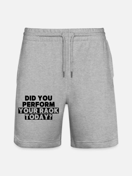 Random Act Of Kindness - Stanley/Stella Trainer Unisex Organic Jogging Shorts - heather grey