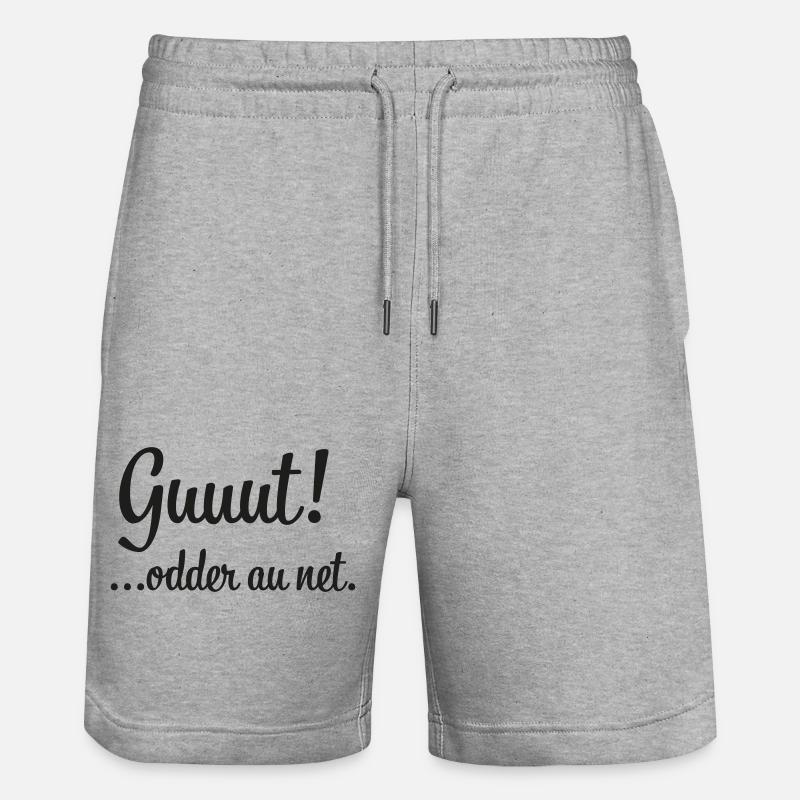 Guud odder au net - Short de jogging bio TRAINER Stanley/Stella unisexe - gris chiné