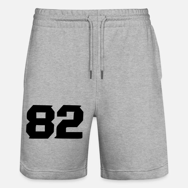 82 - Short de jogging bio TRAINER Stanley/Stella unisexe - gris chiné