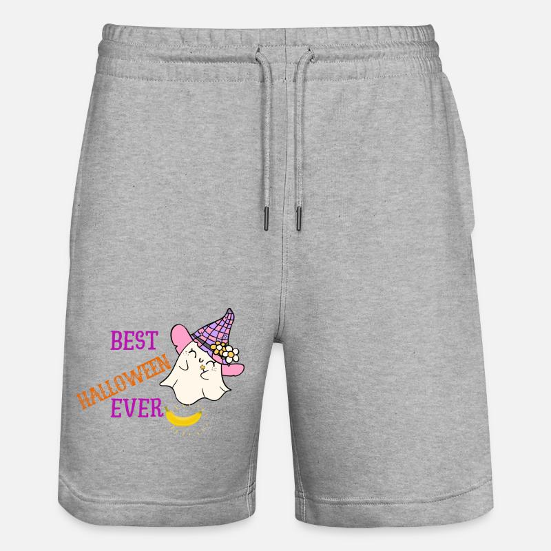 Les Minions Dave Best Halloween - Short de jogging bio TRAINER Stanley/Stella unisexe - gris chiné