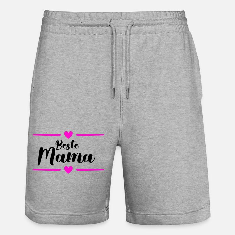 Meilleure maman - Short de jogging bio TRAINER Stanley/Stella unisexe - gris chiné