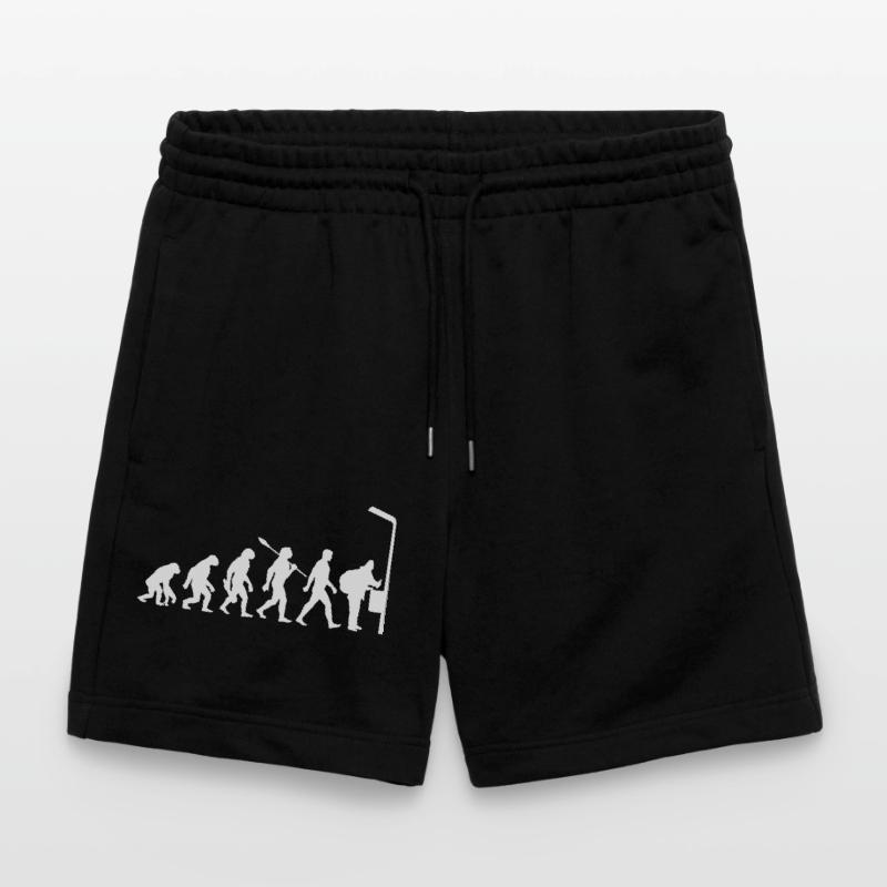 Evolution - Collecting Bottles - Poverty Stanley/Stella Trainer Unisex Organic Jogging Shorts