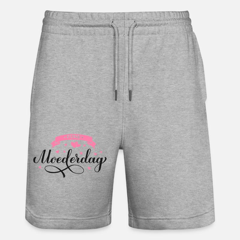 Fijne Moederdag Motief - Short de jogging bio TRAINER Stanley/Stella unisexe - gris chiné