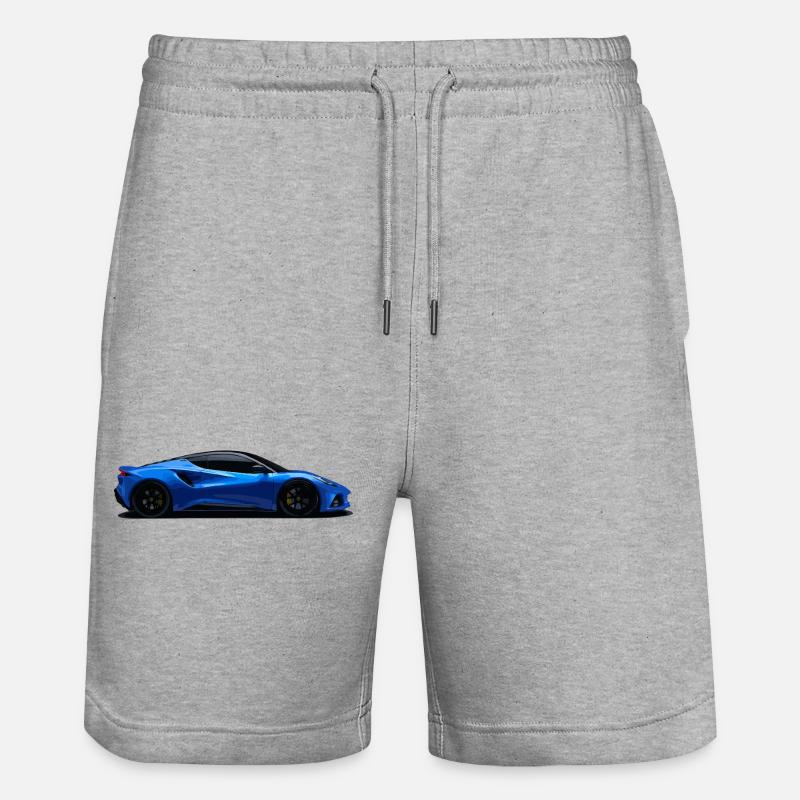 Auto sportiva blu - Pantaloncini da jogger ecologici unisex Trainer di Stanley/Stella - grigio melange