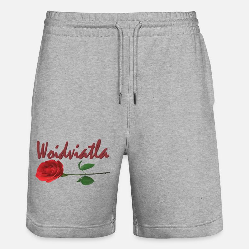 Waldviertel Rose - Short de jogging bio TRAINER Stanley/Stella unisexe - gris chiné
