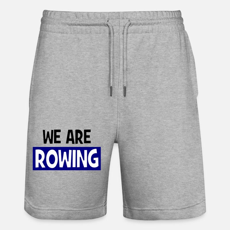 nous Ramons - Aviron - Short de jogging bio TRAINER Stanley/Stella unisexe - gris chiné