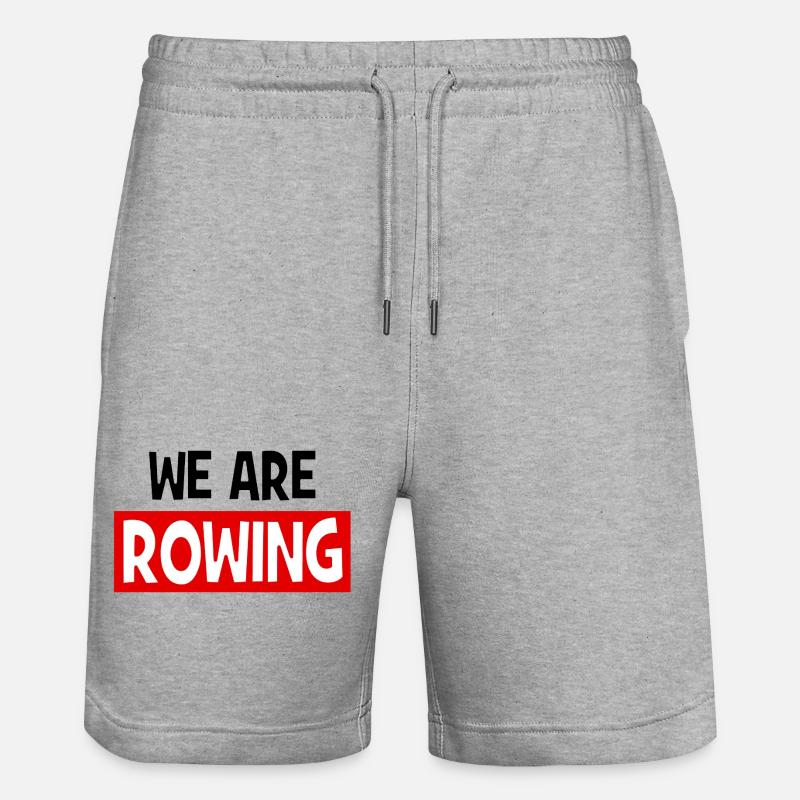nous Ramons - Aviron - Short de jogging bio TRAINER Stanley/Stella unisexe - gris chiné