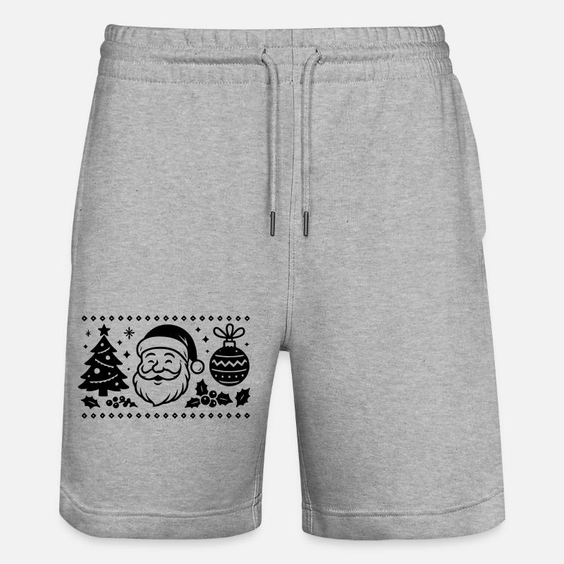 Noel - Stanley/Stella Unisex Bio Joggingshorts Trainer  - Grau meliert