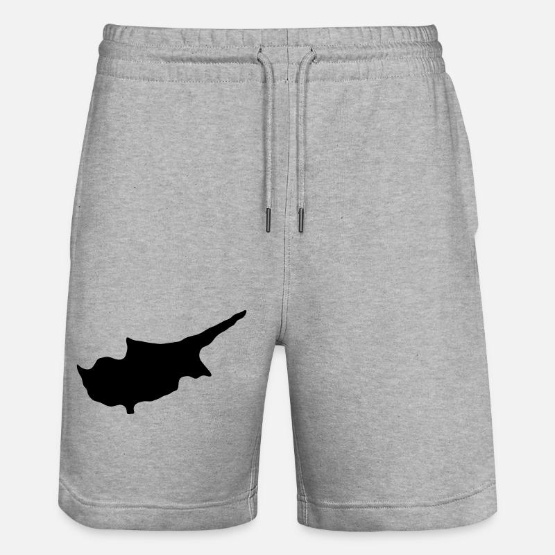 Chypre - Short de jogging bio TRAINER Stanley/Stella unisexe - gris chiné