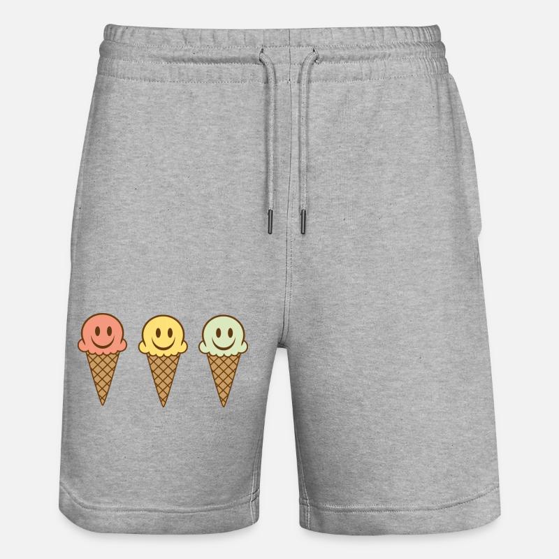 Glace - Short de jogging bio TRAINER Stanley/Stella unisexe - gris chiné