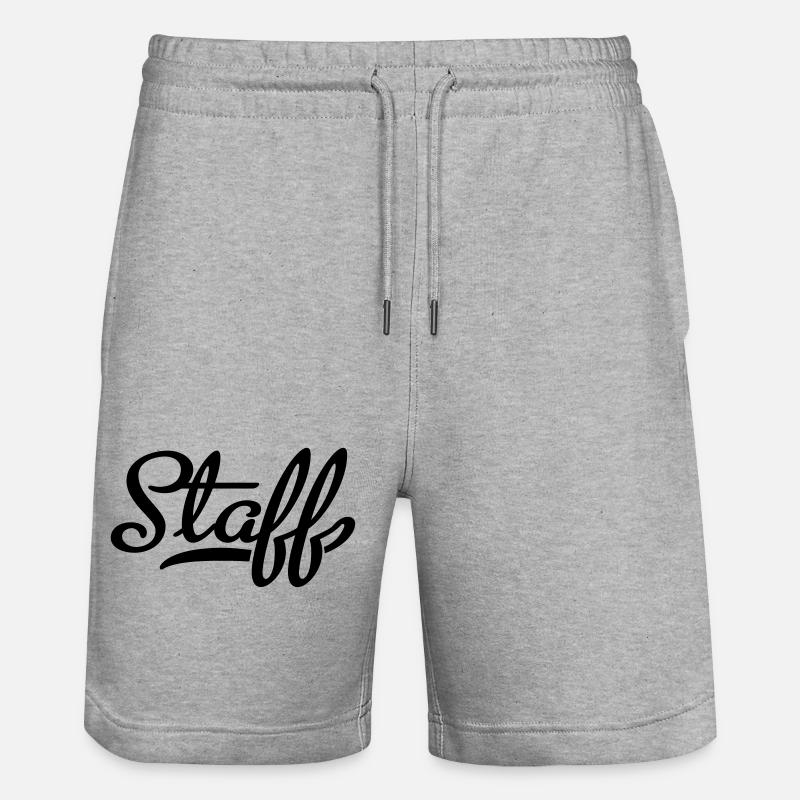 staff - Short de jogging bio TRAINER Stanley/Stella unisexe - gris chiné