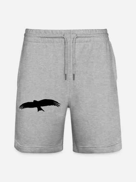 Vogel - Stanley/Stella Unisex Bio Joggingshorts Trainer  - Grau meliert