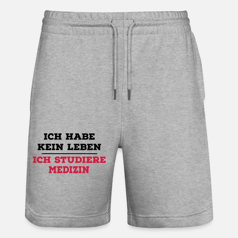 Médecine - Short de jogging bio TRAINER Stanley/Stella unisexe - gris chiné