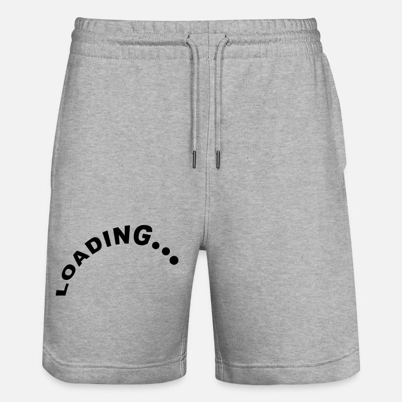 Loading Design - Stanley/Stella Unisex Bio Joggingshorts Trainer  - Grau meliert