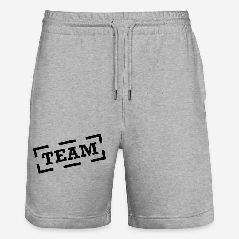 team - Short de jogging bio TRAINER Stanley/Stella unisexe - gris chiné