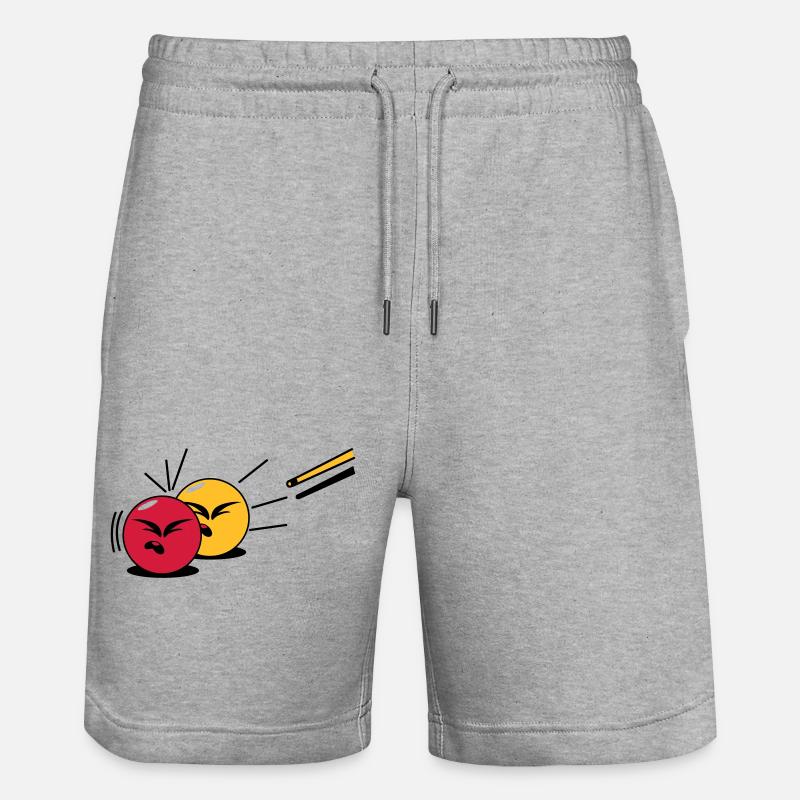 billard - Short de jogging bio TRAINER Stanley/Stella unisexe - gris chiné