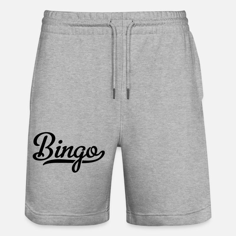 BINGO - Short de jogging bio TRAINER Stanley/Stella unisexe - gris chiné