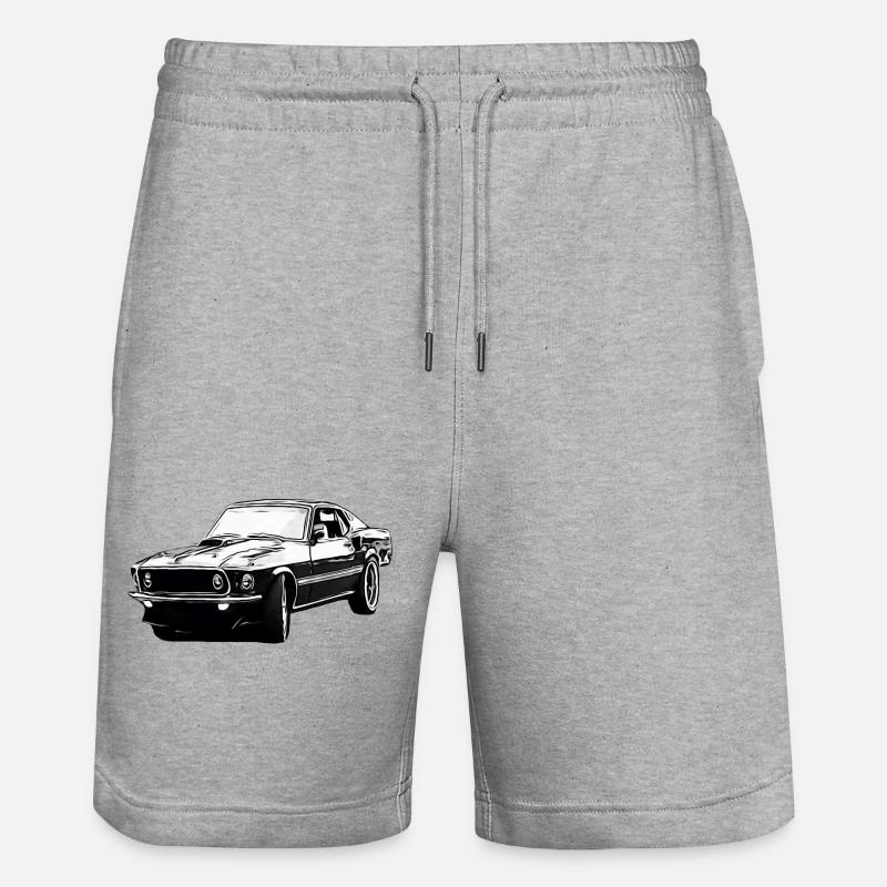 Auto - Stanley/Stella Unisex Bio Joggingshorts Trainer  - Grau meliert