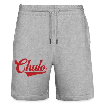 Chulo Cool Nette Männer Jungs Mexikanische Latino Spanisch - Stanley/Stella Unisex Bio Joggingshorts Trainer  - Grau meliert - Vorne - Nik (191cm) & Marisol (170cm)
