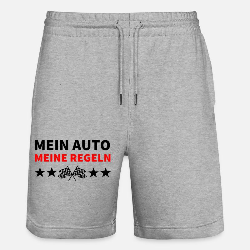 Auto - Stanley/Stella Unisex Bio Joggingshorts Trainer  - Grau meliert
