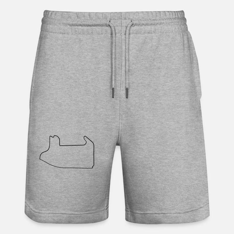 Ippodromo di Las Vegas - Pantaloncini da jogger ecologici unisex Trainer di Stanley/Stella - grigio melange