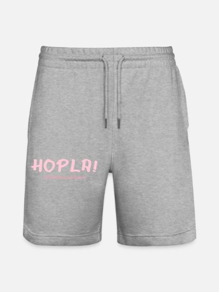 Hopla !! - Short de jogging bio TRAINER Stanley/Stella unisexe - gris chiné