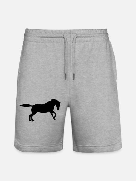 cheval - Short de jogging bio TRAINER Stanley/Stella unisexe - gris chiné