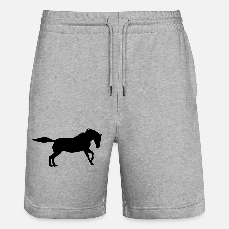 cheval - Short de jogging bio TRAINER Stanley/Stella unisexe - gris chiné