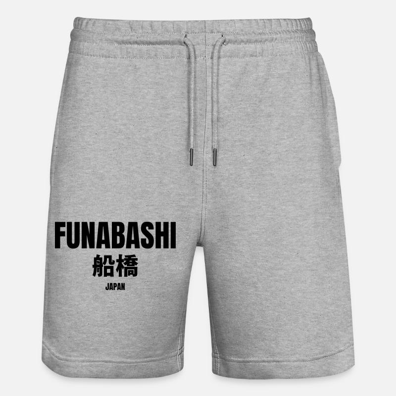 Funabashi, Japon - Short de jogging bio TRAINER Stanley/Stella unisexe - gris chiné