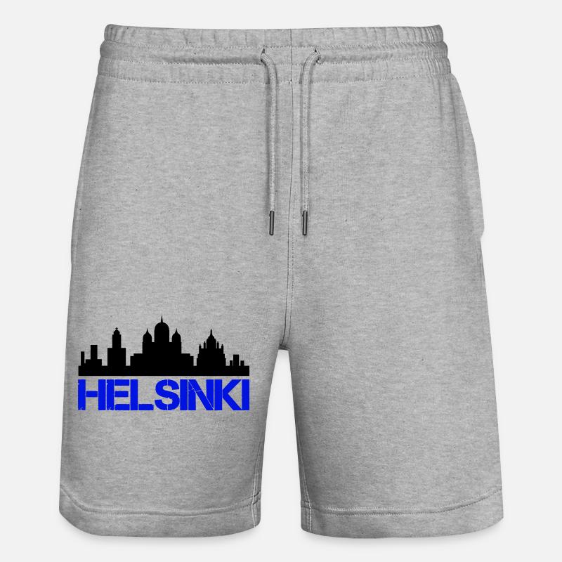 Helsinki - Short de jogging bio TRAINER Stanley/Stella unisexe - gris chiné