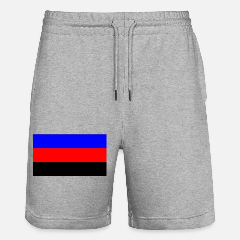 Fierté polyamoureuse - Short de jogging bio TRAINER Stanley/Stella unisexe - gris chiné