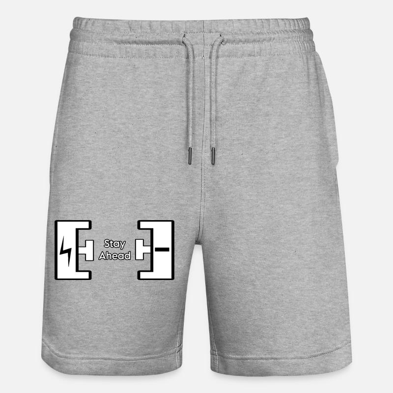 Conceptions Stay-Ahead - Short de jogging bio TRAINER Stanley/Stella unisexe - gris chiné