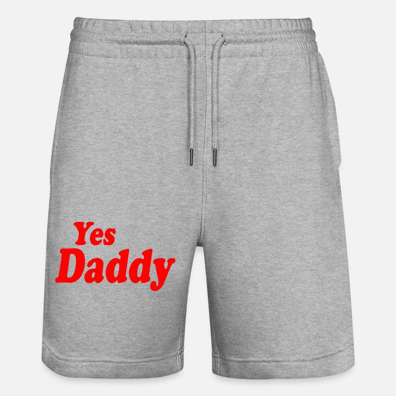 Yes daddy - Short de jogging bio TRAINER Stanley/Stella unisexe - gris chiné