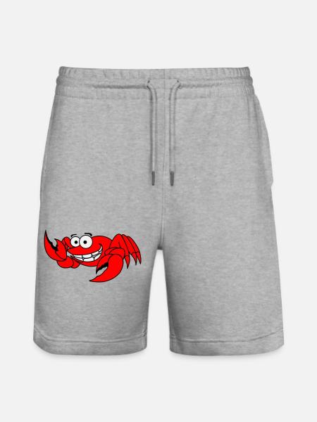 krebs - Stanley/Stella Unisex Bio Joggingshorts Trainer - Grau meliert