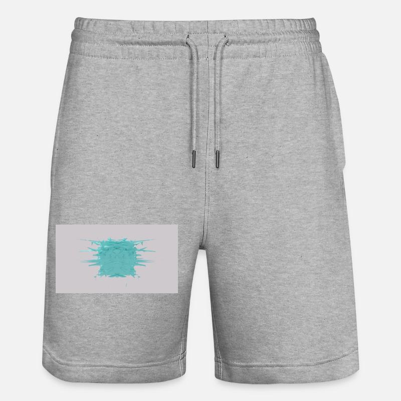 Cube d’éclat - Short de jogging bio TRAINER Stanley/Stella unisexe - gris chiné