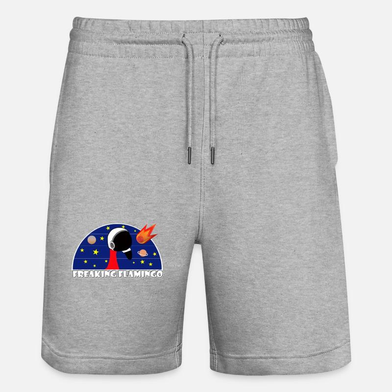 Monstre de l’espace - Short de jogging bio TRAINER Stanley/Stella unisexe - gris chiné