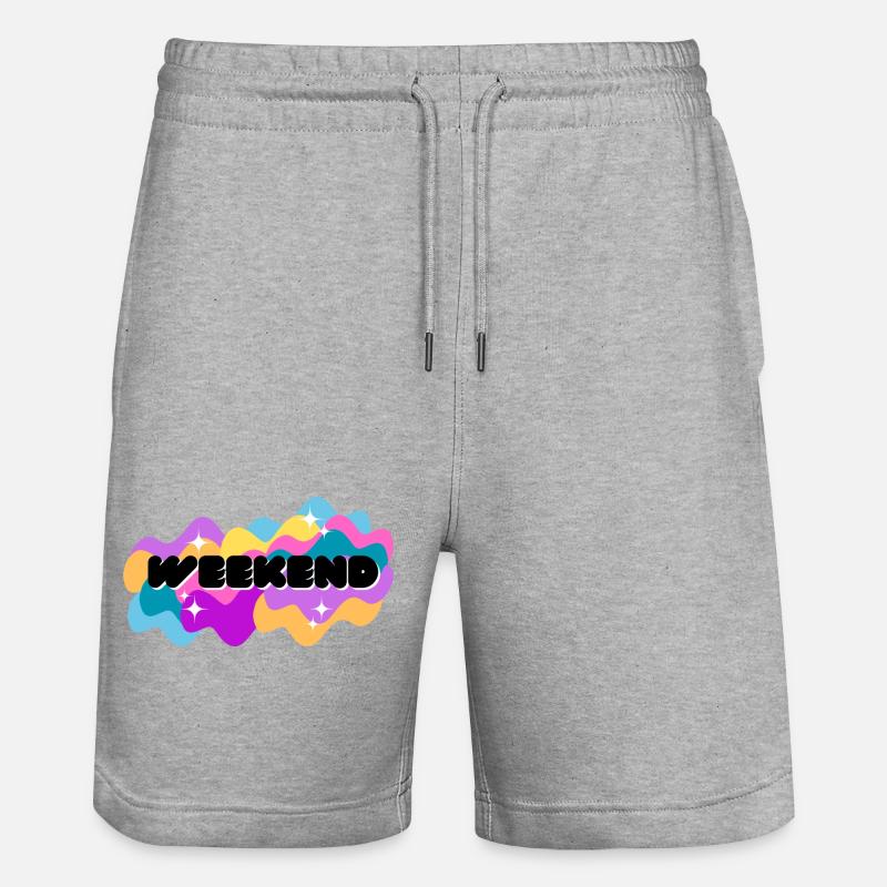 Chemise Weekend Vibes - Short de jogging bio TRAINER Stanley/Stella unisexe - gris chiné