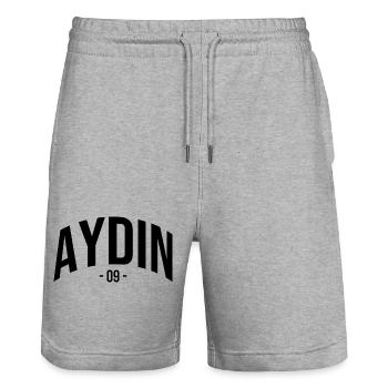 Aydin 09 Turquie Turquie Cadeau Vacances Türk TR - Short de jogging bio TRAINER Stanley/Stella unisexe - gris chiné - Devant - Nik (191cm) & Marisol (170cm)