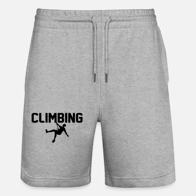 Escalade - Short de jogging bio TRAINER Stanley/Stella unisexe - gris chiné