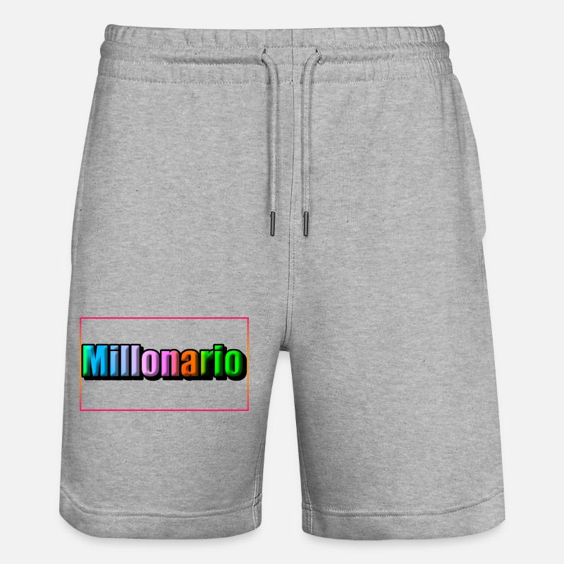 201443 - Short de jogging bio TRAINER Stanley/Stella unisexe - gris chiné