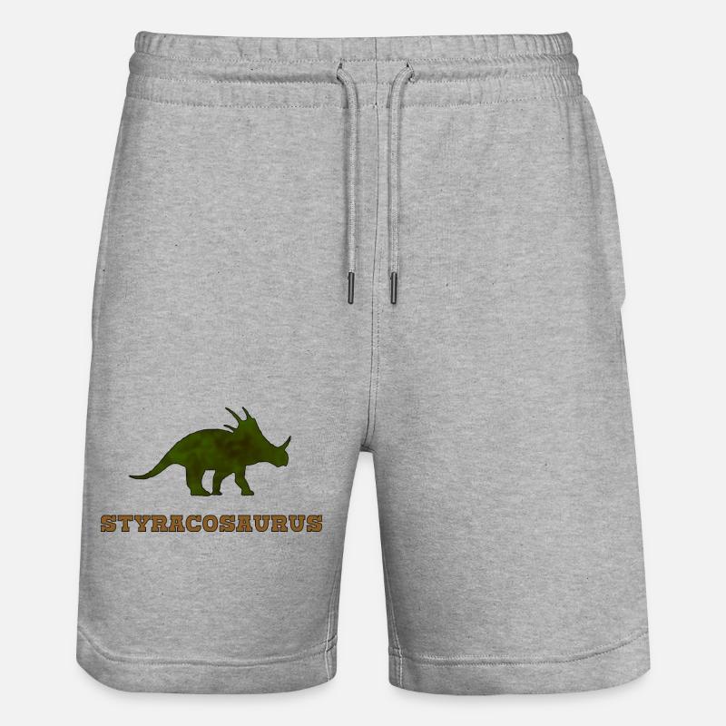 Styracosaurus - Short de jogging bio TRAINER Stanley/Stella unisexe - gris chiné