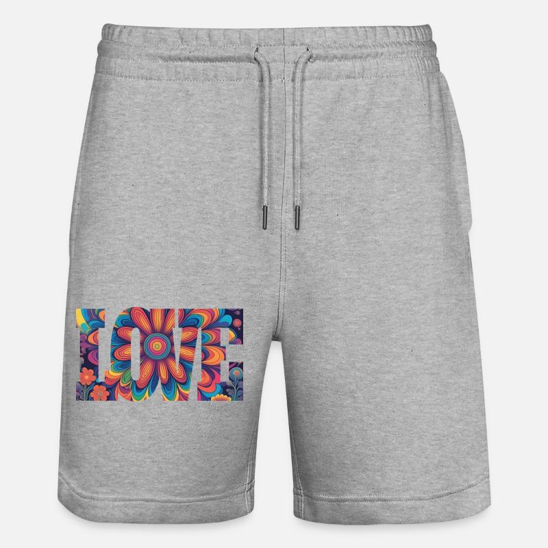 Amour - Short de jogging bio TRAINER Stanley/Stella unisexe - gris chiné
