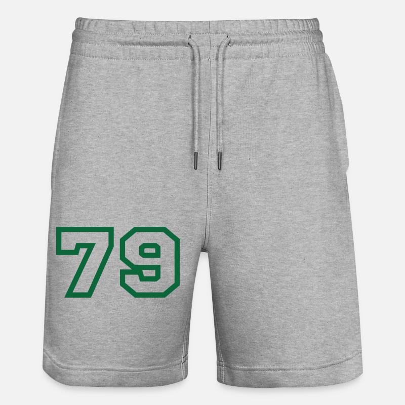 Numéro 79 sport - Short de jogging bio TRAINER Stanley/Stella unisexe - gris chiné